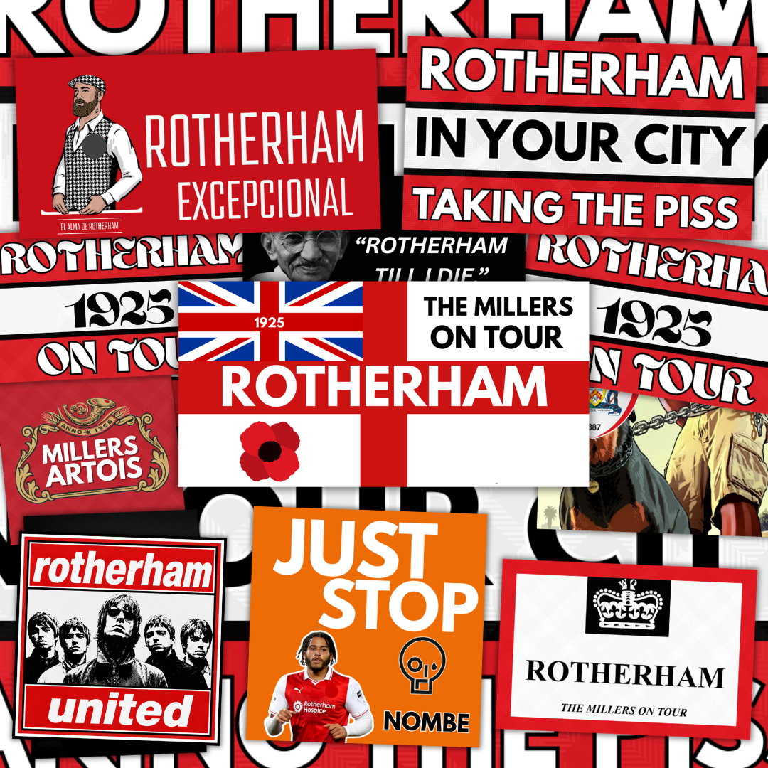 Rotherham Inspired FAN Football ULTRA Stickers X50
