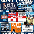Wycombe Inspired FAN Football ULTRA Stickers X50