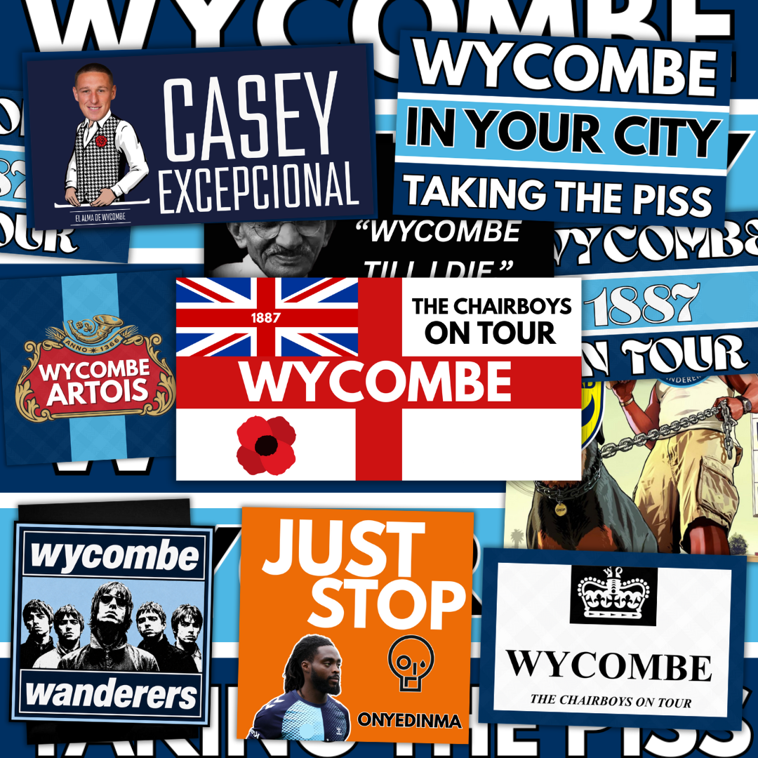 Wycombe Inspired FAN Football ULTRA Stickers X50