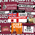 Northampton Inspired FAN Football ULTRA Stickers X50