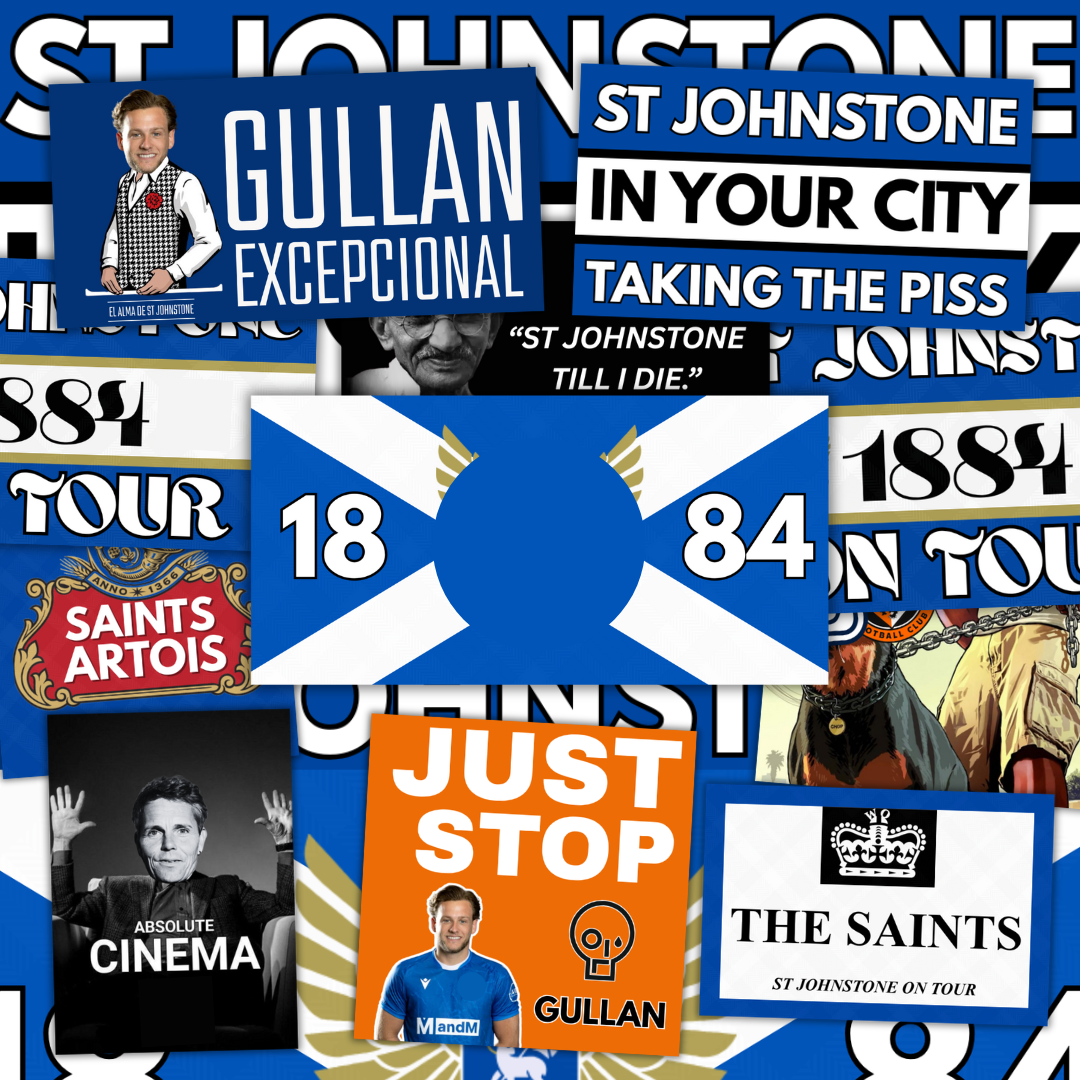 St Johnstone Inspired FAN Football ULTRA Stickers X50