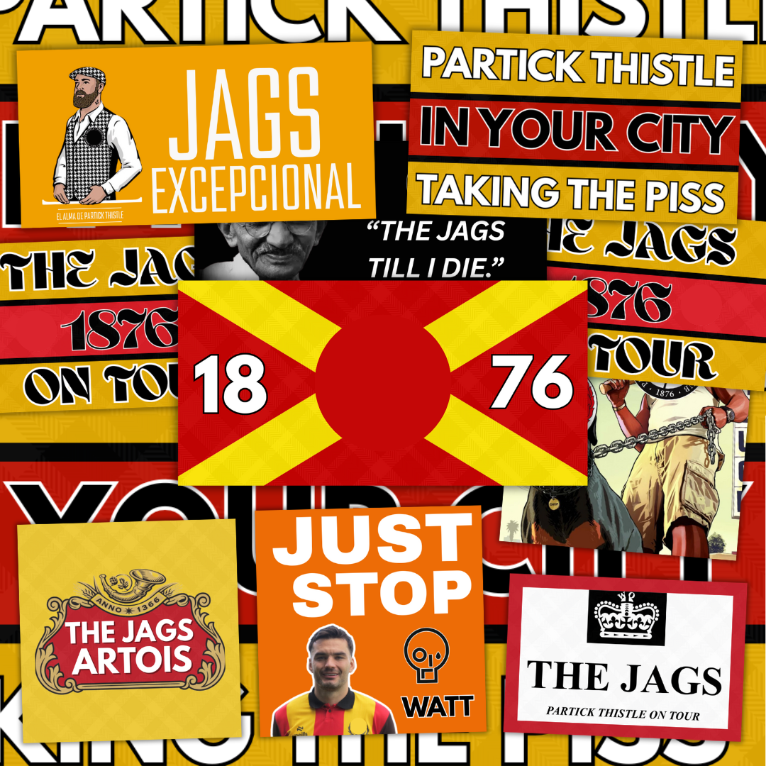 Partick Thistle Inspired FAN Football ULTRA Stickers X50