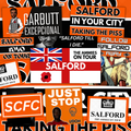 Salford Inspired FAN Football ULTRA Stickers X50
