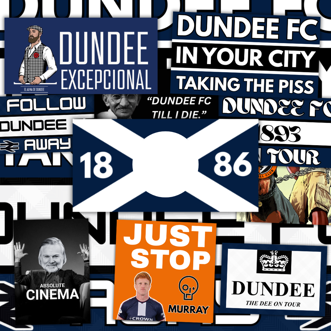 Dundee Inspired FAN Football ULTRA Stickers X50