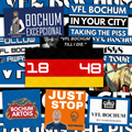 VFL Bochum Inspired FAN Football ULTRA Stickers X50
