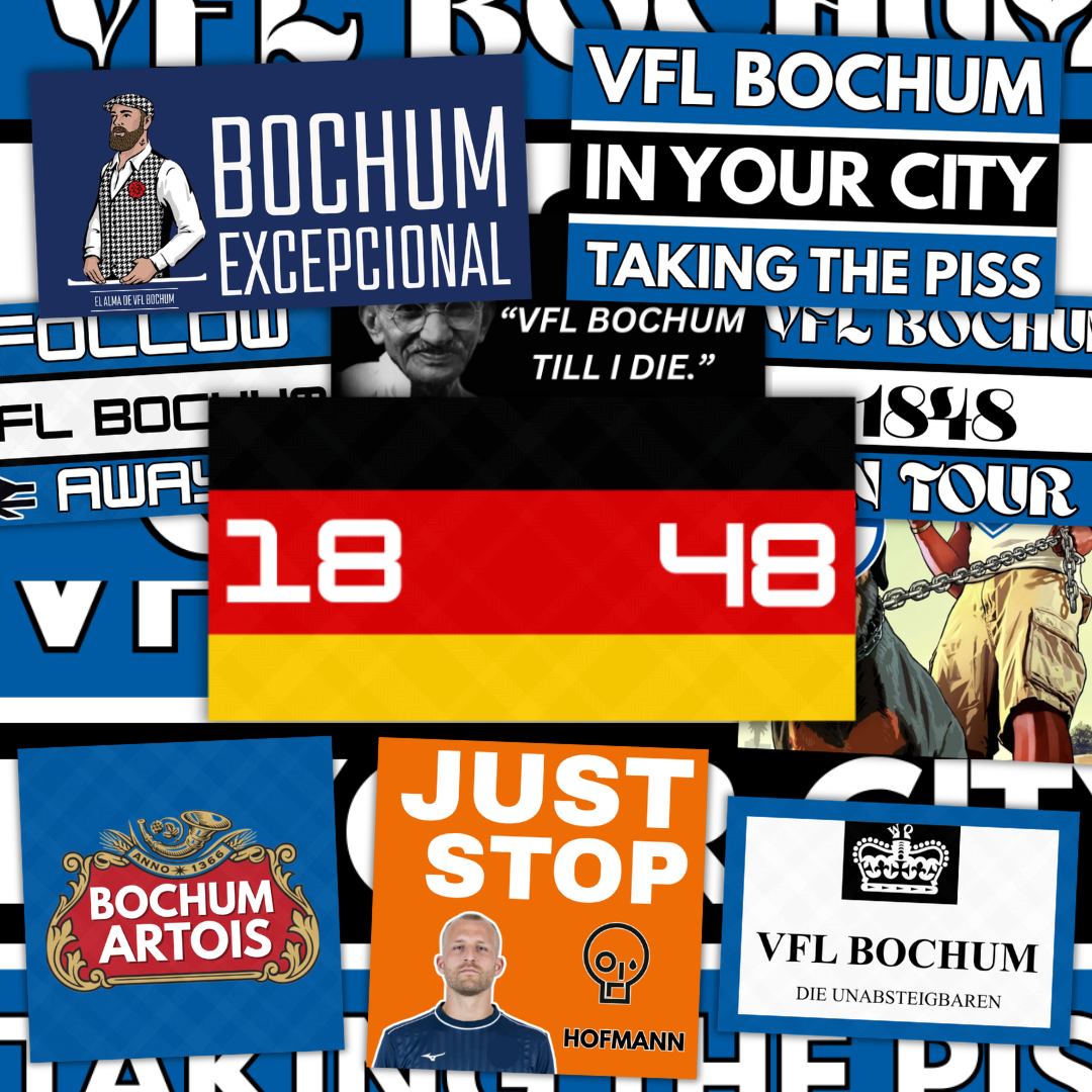 VFL Bochum Inspired FAN Football ULTRA Stickers X50