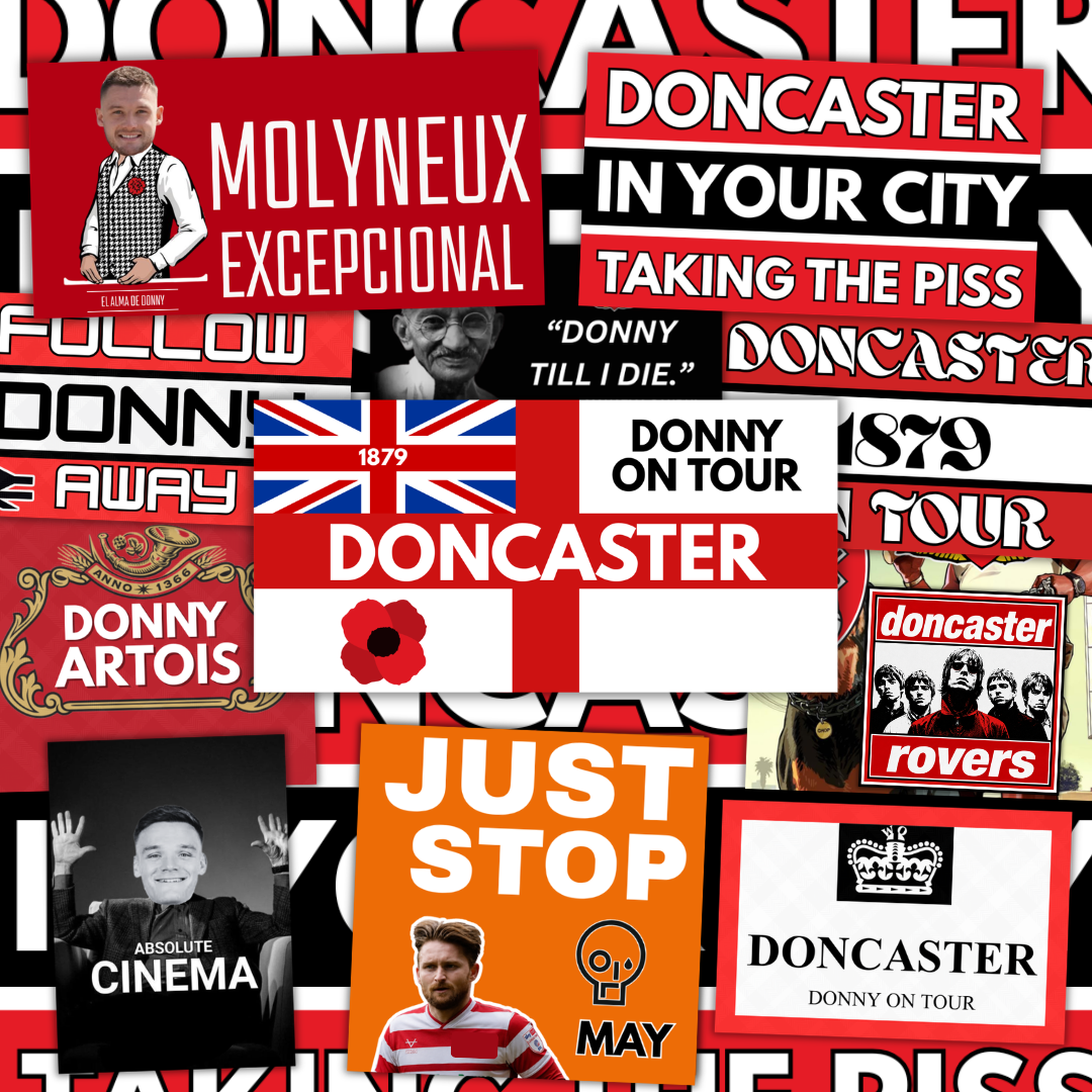 Doncaster Inspired FAN Football ULTRA Stickers X50