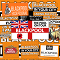 Blackpool Inspired FAN Football ULTRA Stickers X50