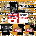 Burton Inspired FAN Football ULTRA Stickers X50