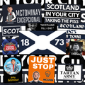 Scotland Inspired FAN Football ULTRA Stickers X50