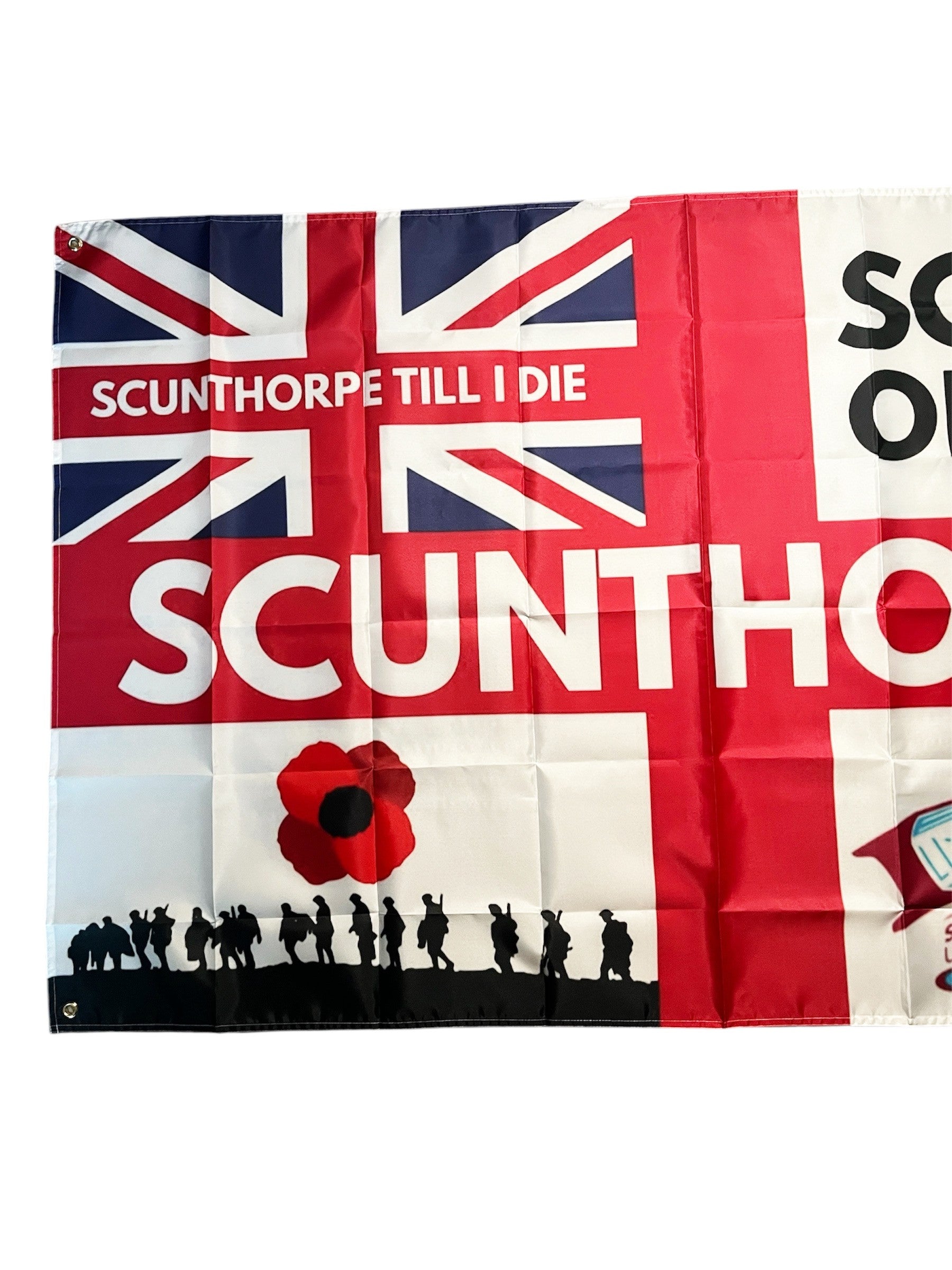 Scunthorpe Football Flag - 150CM/90CM - Home & Away Game Ready