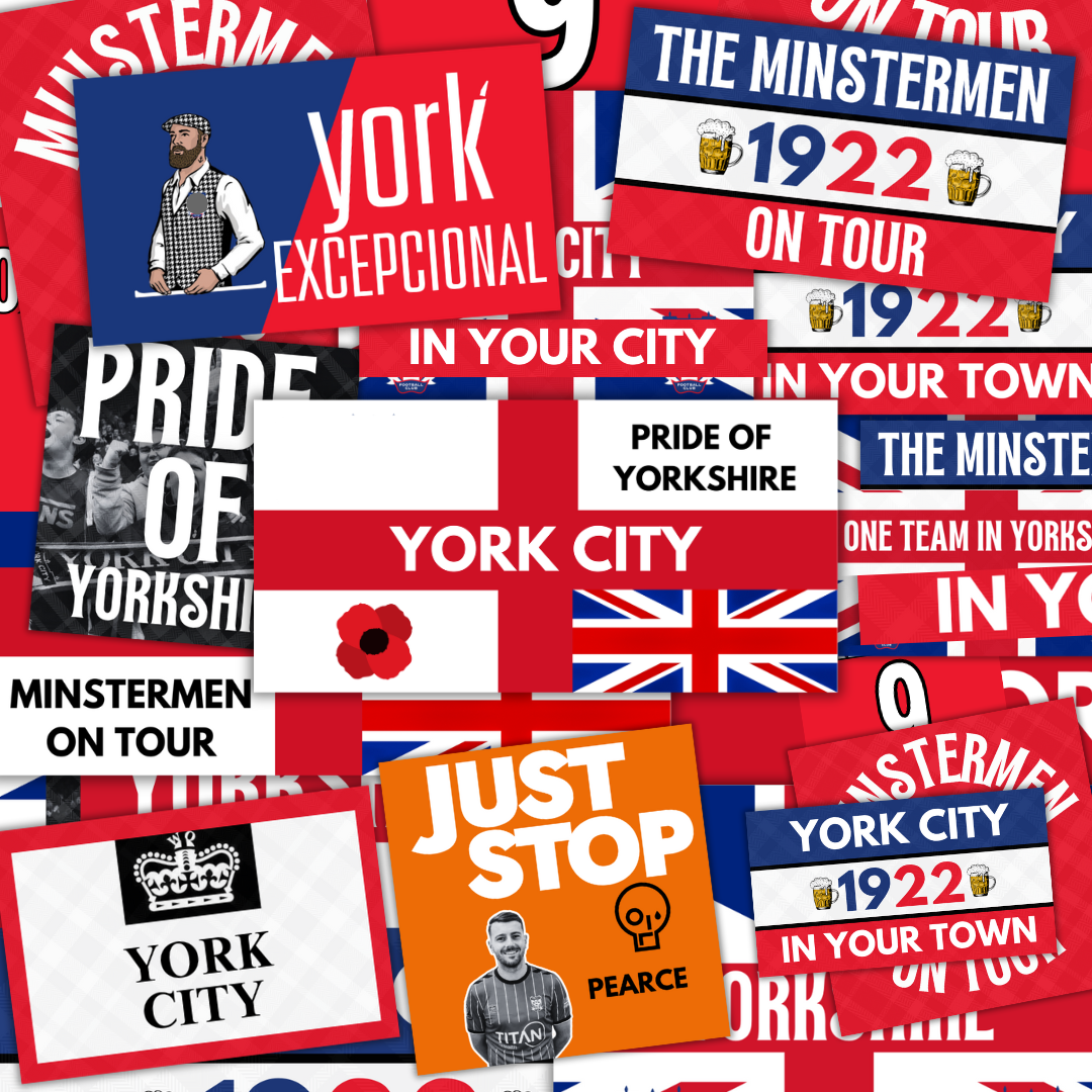 York Inspired FAN Football ULTRA Stickers X50