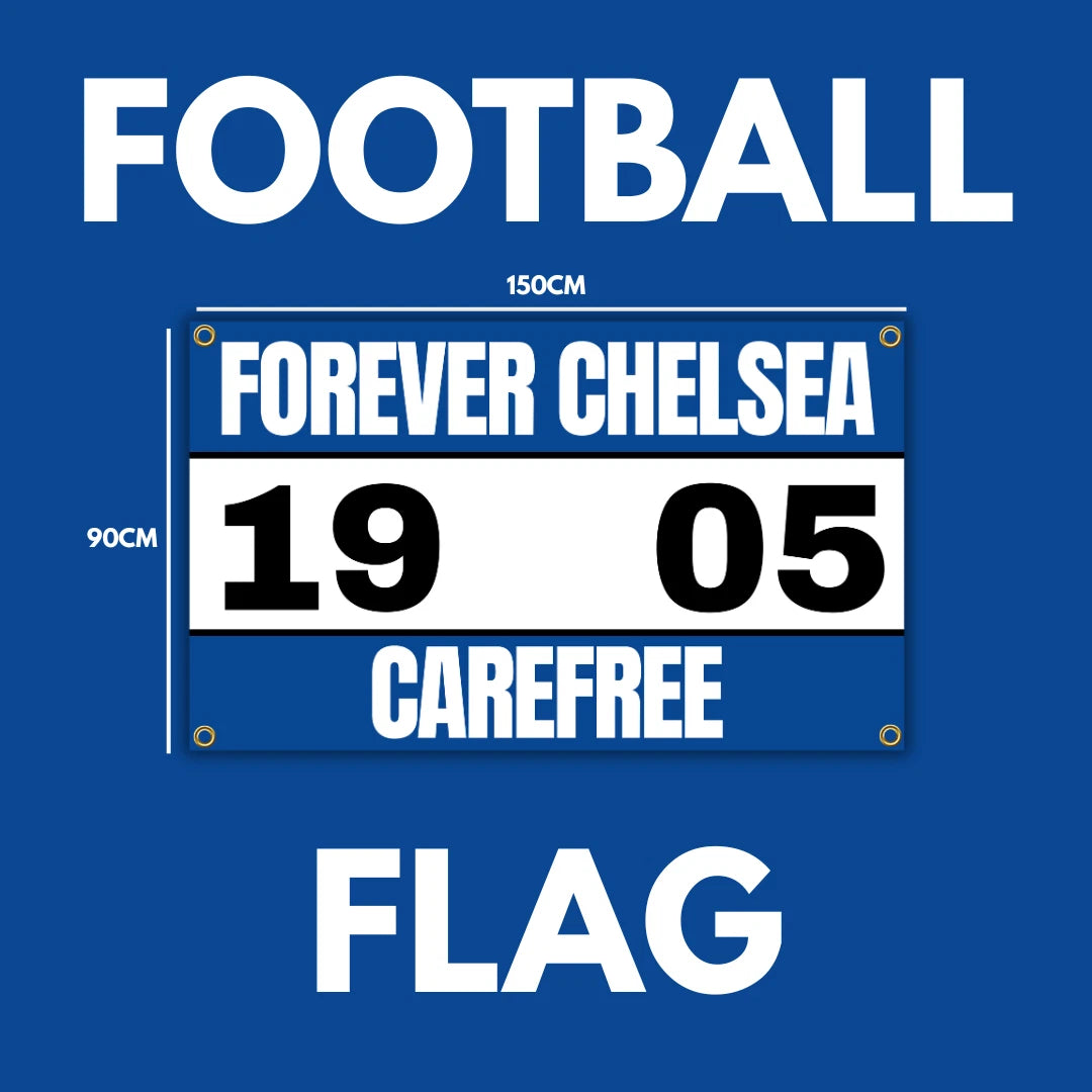 Chelsea Football Flag - 150CM/90CM - Home & Away Game Ready