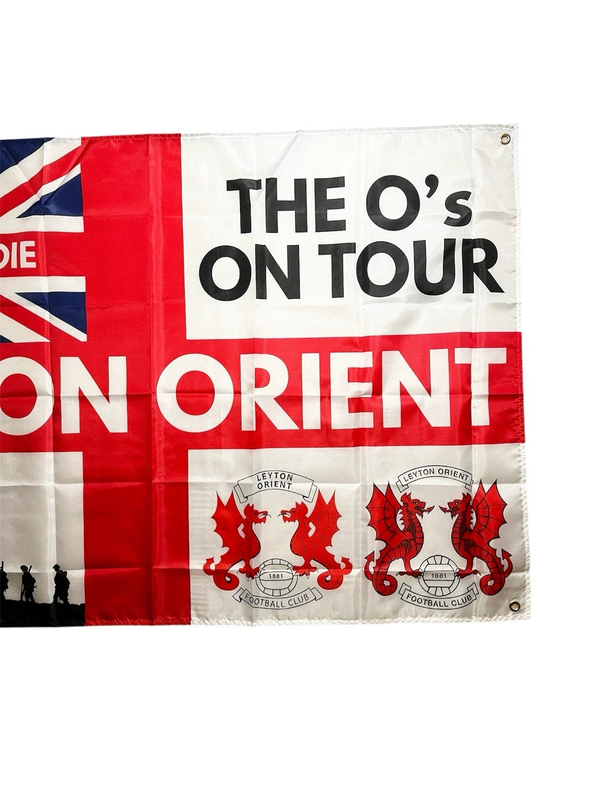 LEYTON ORIENT FOOTBALL FLAG - 150CM/90CM - HOME & AWAY GAME READY