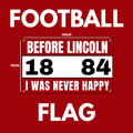 LINCOLN CITY FOOTBALL FLAG - 150CM/90CM - HOME & AWAY GAME READY